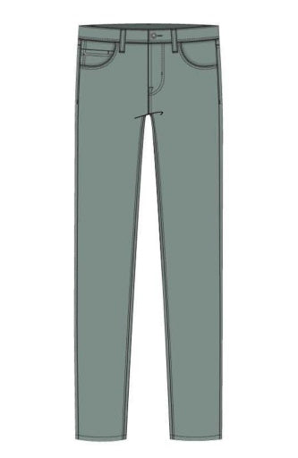 Liverpool kingston modern straight jean 32in inseam EUCALYPTUS