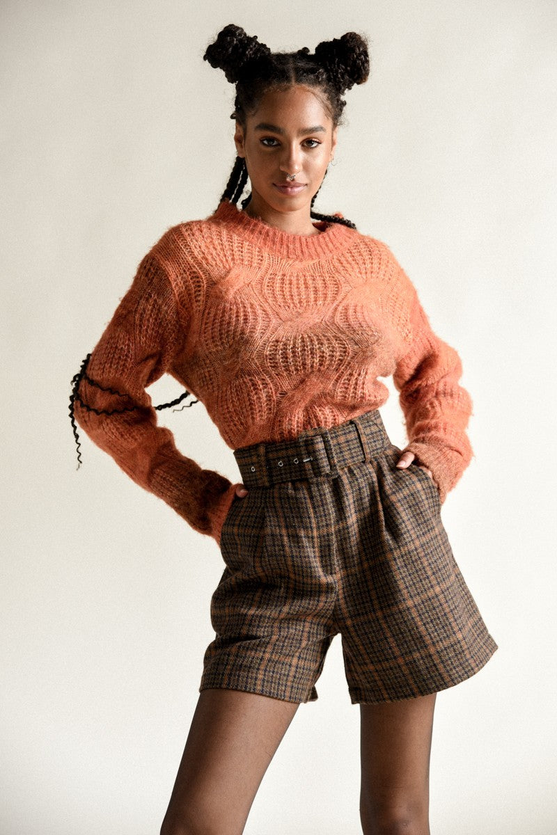 Molly Bracken Orange Ombre Sweater