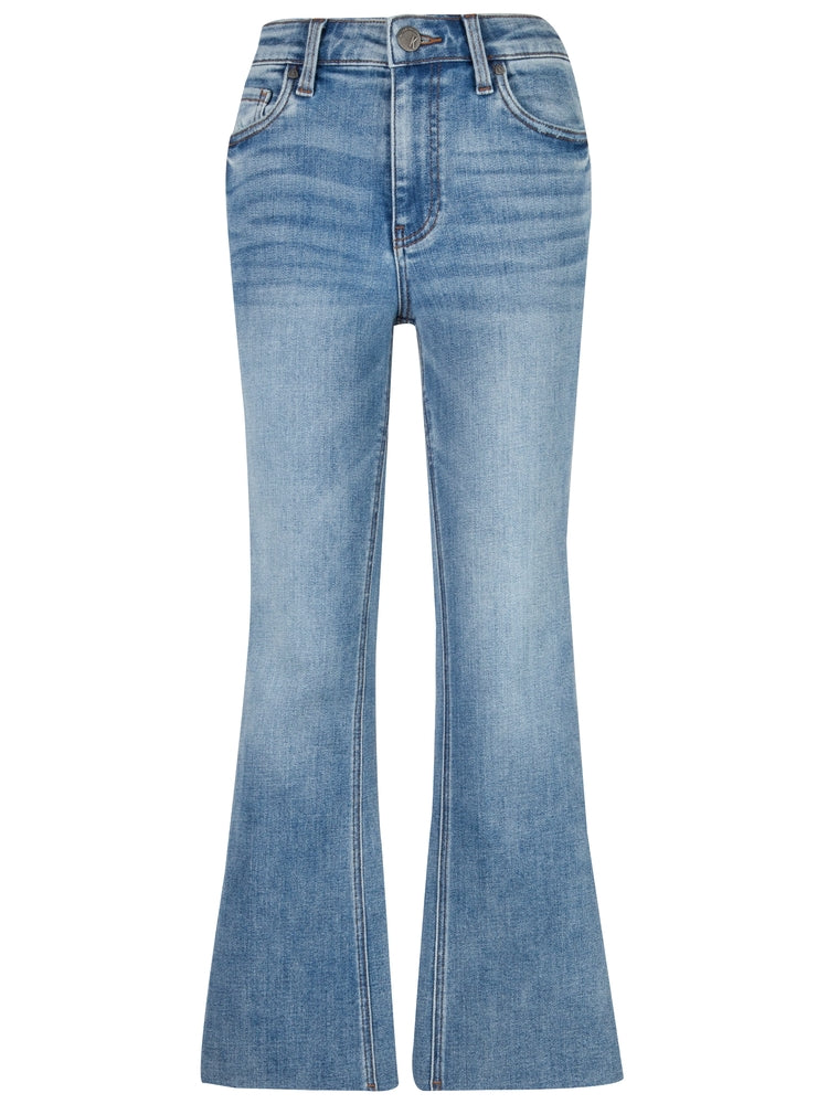 Kelsey Hi Rise Fab Ab Ankle - Flare Inset