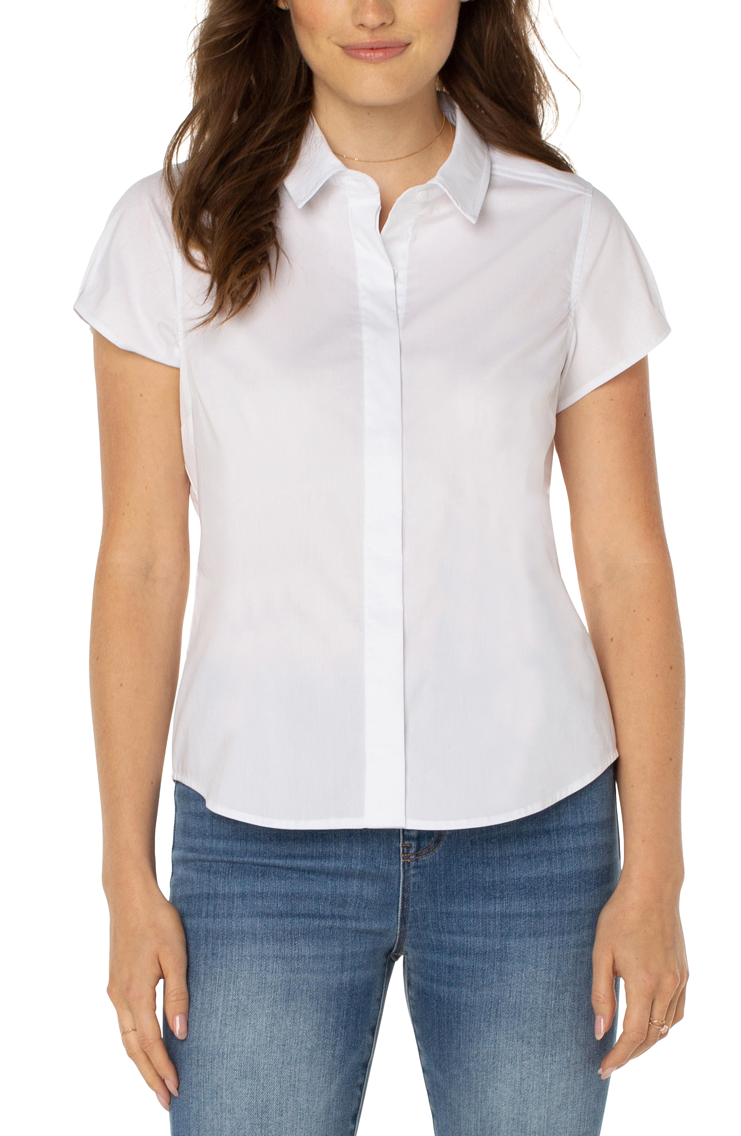 Liverpool Fitted Cap Slv Shirt