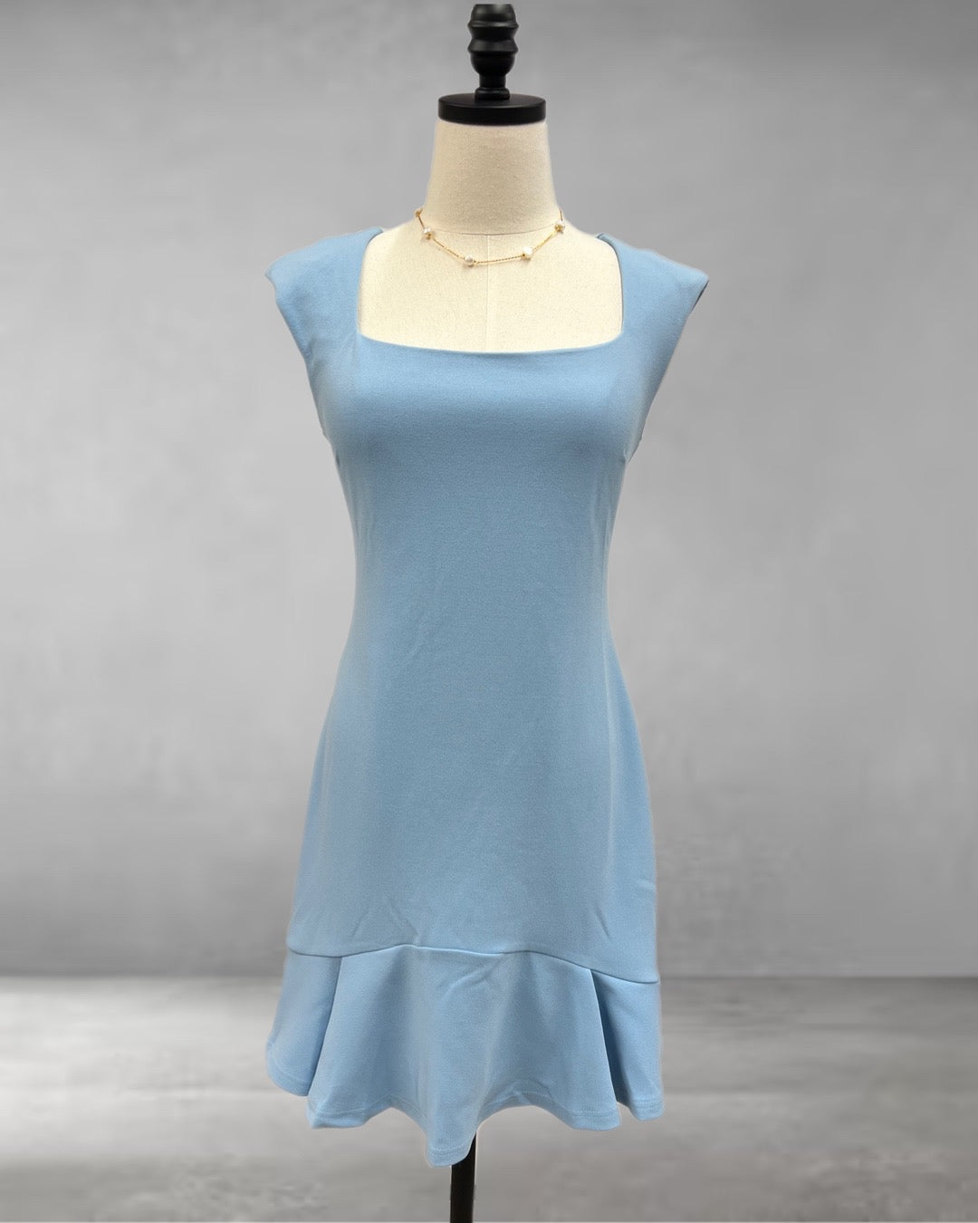 She & Sky Junior Dress SY1549R3 LT BLUE
